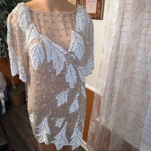 Vintage Lillie Rubin fully sequin dress
